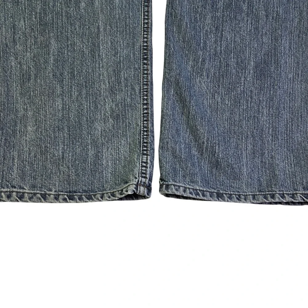 Wrangler Authentics Mens Relaxed Fit Straight Leg Blue Jeans 38x32 ZM4RBDX